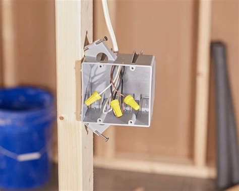 attach a box to a electric column|electrical box mounting angle.